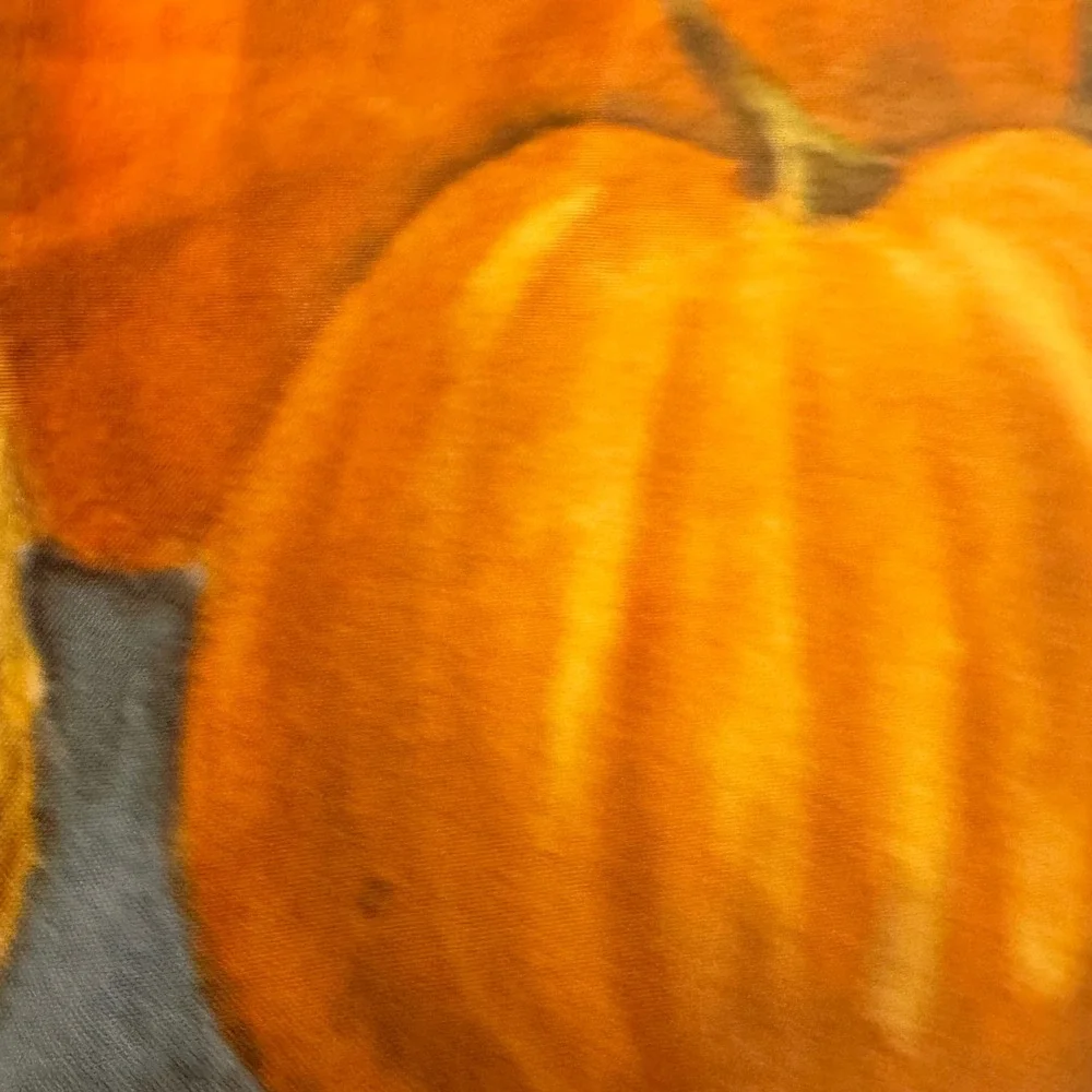 VTG Toland K Tice‎ Phillips Autumn Bears Pumpkins Harvest Large Garden Flag